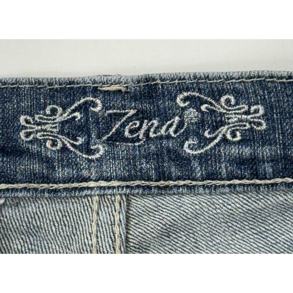 Zena Jeans  Y2K Women's Denim Boot Cut Ebriodery Pockets actual sizes 29x30 - Picture 3 of 11
